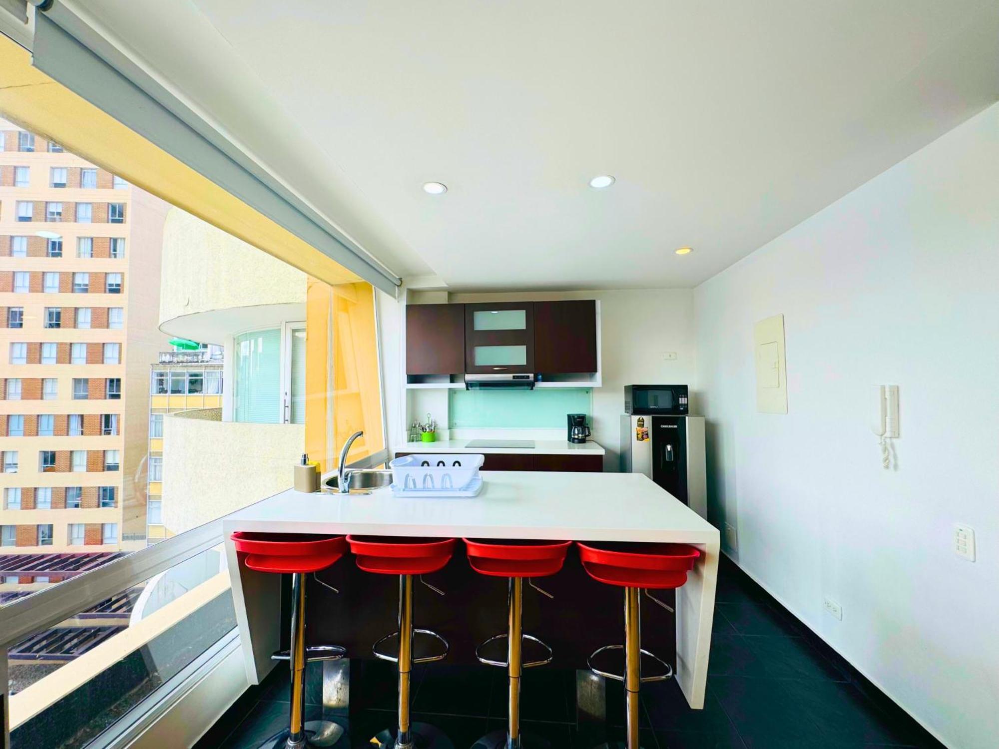 Aparta Suite Continental Bogota Bagian luar foto
